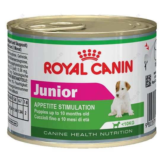 Royal Canin Junior - консерви Роял Канін для цуценят у віці до 10 місяців